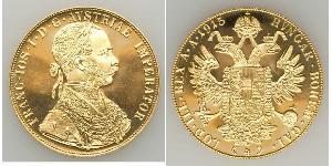 4 Ducat Österreich-Ungarn (1867-1918) Gold Franz Joseph I (1830 - 1916)