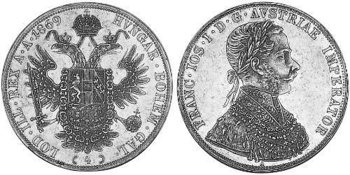 4 Ducat Impero austriaco (1804-1867) Oro Franz Joseph I (1830 - 1916)