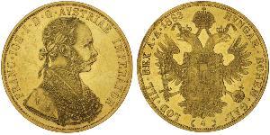 4 Ducat Impero austro-ungarico (1867-1918) Oro Franz Joseph I (1830 - 1916)