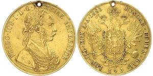 4 Ducat Impero austro-ungarico (1867-1918) Oro Franz Joseph I (1830 - 1916)