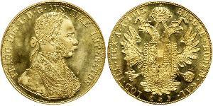 4 Ducat Impero austro-ungarico (1867-1918) Oro Franz Joseph I (1830 - 1916)