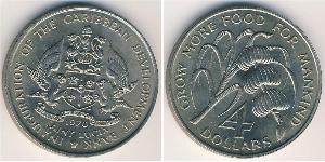 4 Dólar  Níquel/Cobre 