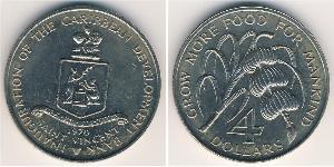 4 Dólar  Níquel/Cobre 