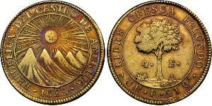 4 Escudo Costa Rica / Federal Republic of Central America (1823 - 1838) Gold 