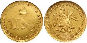 4 Escudo First Mexican Republic (1824–1835) Gold 