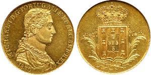 4 Escudo Kingdom of Portugal (1139-1910) Gold Michael von Portugal  (1802-1866)