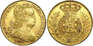 4 Escudo Kingdom of Portugal (1139-1910) Gold Johann VI. von Portugal  (1767-1826)