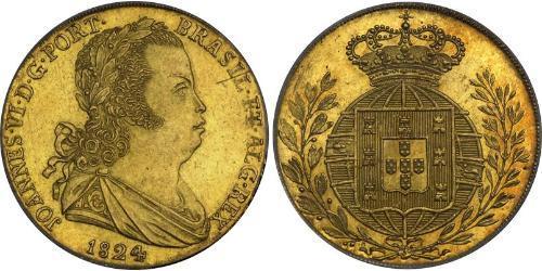 4 Escudo Kingdom of Portugal (1139-1910) Gold Johann VI. von Portugal  (1767-1826)