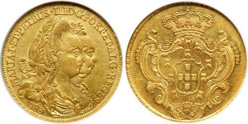 4 Escudo Kingdom of Portugal (1139-1910) Gold Peter III. von Portugal  (1717-1786)