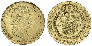 4 Escudo Kingdom of Spain (1814 - 1873) Gold Ferdinand VII of Spain (1784-1833)