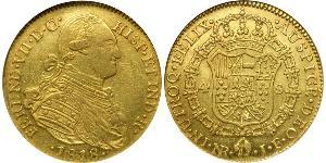 4 Escudo Vizekönigreich Neugranada (1717 - 1819) Gold Ferdinand VII. von Spanien (1784-1833)