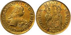 4 Escudo Chili Or Ferdinand VI d