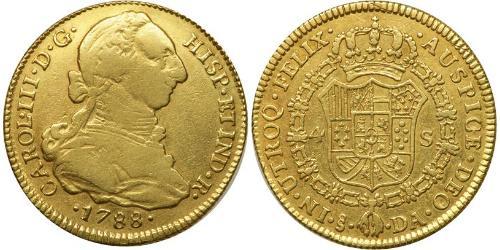 4 Escudo Chili Or Charles III d