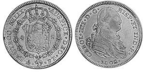 4 Escudo Empire espagnol (1700 - 1808) Or Charles IV d