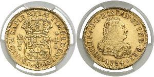 4 Escudo Nouvelle-Espagne (1519 - 1821) Or Philippe V d