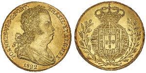 4 Escudo Royaume de Portugal (1139-1910) Or Jean VI de Portugal (1767-1826)