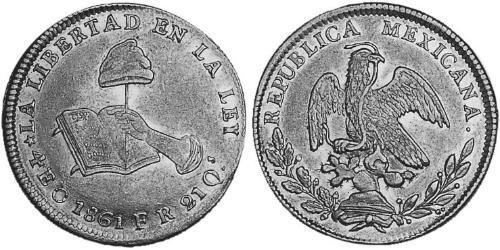 4 Escudo Second Federal Republic of Mexico (1846 - 1863) Or 