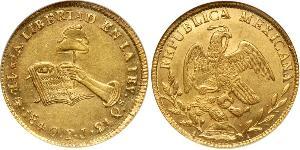 4 Escudo Centralist Republic of Mexico (1835 - 1846) Oro 