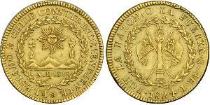 4 Escudo Chile Oro 