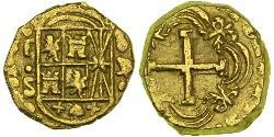 4 Escudo Nuovo Regno di Granada (1549 - 1739) Oro Filippo V di Spagna (1683-1746)