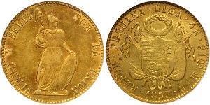4 Escudo Perù Oro 