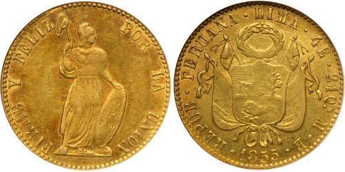 4 Escudo Perù Oro 