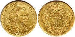 4 Escudo Regno del Portogallo (1139-1910) Oro Pietro III del Portogallo (1717-1786)