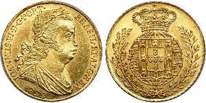 4 Escudo Regno del Portogallo (1139-1910) Oro Giovanni VI del Portogallo (1767-1826)