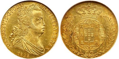 4 Escudo Regno del Portogallo (1139-1910) Oro Giovanni VI del Portogallo (1767-1826)