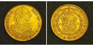 4 Escudo 西班牙帝國 金 卡洛斯三世 (西班牙) (1716 -1788)