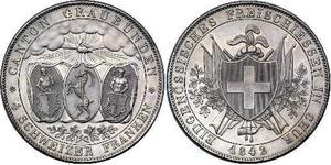 4 Franc Suisse Argent 