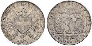 4 Franc Svizzera Argento 