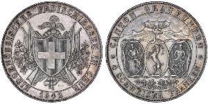 4 Franc Svizzera Argento 