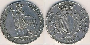 4 Franc Svizzera Argento 