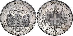 4 Franc Suiza Plata 