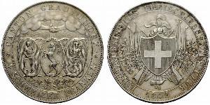 4 Franc Suiza Plata 