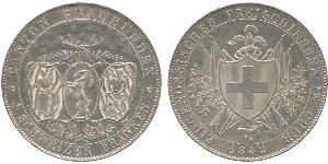 4 Franc Suiza Plata 