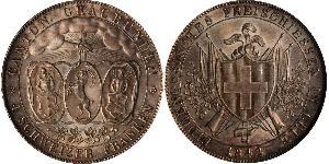 4 Franc Suiza Plata 
