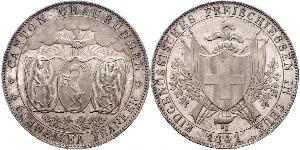 4 Franc Switzerland Silver 