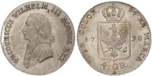 4 Groschen Königreich Preußen (1701-1918) Silber Friedrich Wilhelm III (1770 -1840)