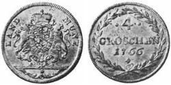 4 Groschen Electorate of Bavaria (1623 - 1806) Silver Maximilian III Joseph, Elector of Bavaria (1727 – 1777)
