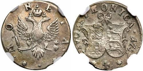 4 Kopeke Russisches Reich (1720-1917)  Jelisaweta I Petrowna (1709-1762)