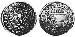 4 Kreuzer Fürstentum Ansbach (1398–1792) Silber Joachim Ernst (Brandenburg-Ansbach)(1583 – 1625)