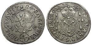 4 Kreuzer / 4 Batz Salzburg (1328 - 1803) Silber 