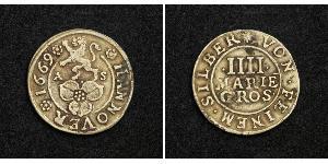 4 Mariengroschen States of Germany Plata 
