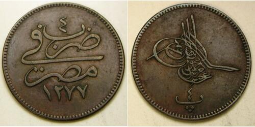 4 Para Impero ottomano (1299-1923) Bronzo 