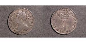 4 Penny Reino Unido Plata Ana de Gran Bretaña(1665-1714)