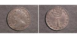 4 Penny Reino Unido Plata Ana de Gran Bretaña(1665-1714)