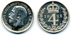 4 Penny Vereinigtes Königreich (1922-) Silber George V (1865-1936)