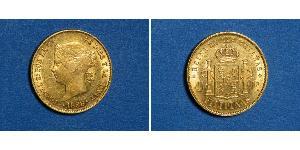 4 Peso Philippines Or Isabella II of Spain (1830- 1904)